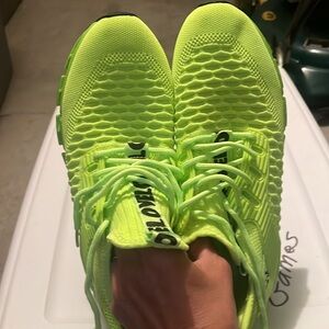 Neon Green Athletic Shoes